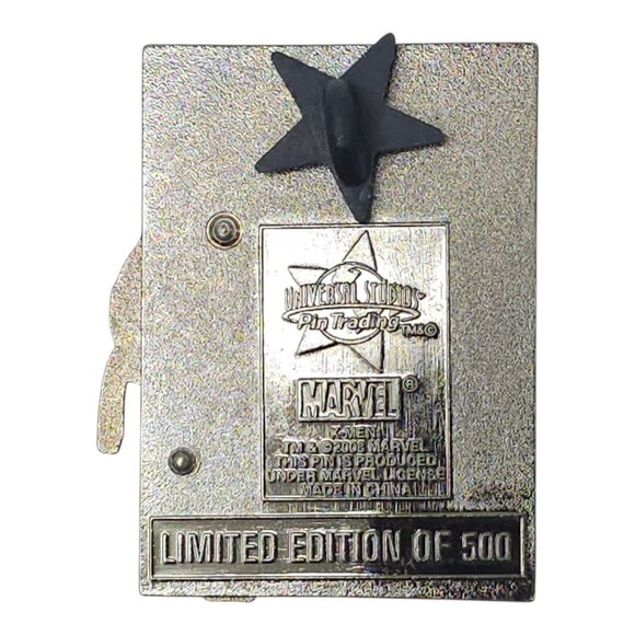 Universal Studios 2008 Marvel Wolverine Limited Edition 500 3-D Pin Pinback - Picture 2 of 12